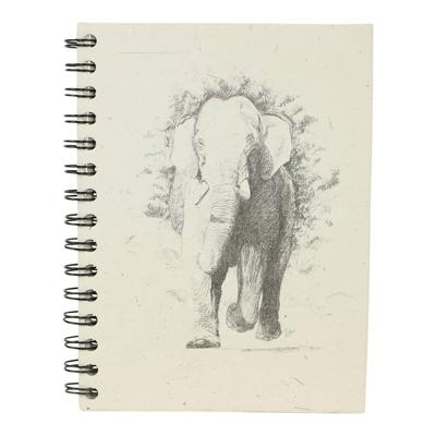 Notitieboek Spiraal Large Olifant Wit Notitieboek Spiraal Large Olifant Wit