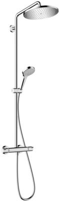 Hansgrohe Croma 280 1jet Showerpipe Thermostaat En Push-Slider Chroom