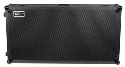 UDG Ultimate Flight Case Set Black Plus voor Pioneer DJ PLX-CRSS12 (met wielen en laptop-shelf)