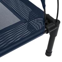 VidaXL Hondenbed marineblauw 104 x 86 x 84,5 cm staal - thumbnail