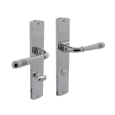 Intersteel Deurklink Helena op schild 235x45x8mm met WC63/8mm chroom