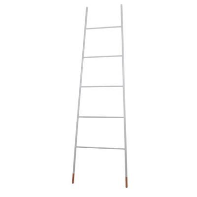 Zuiver Wandrek 'Ladder' Staal en Rubberhout, 175cm