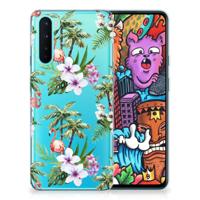 OnePlus Nord | TPU Hoesje | Flamingo Palms - thumbnail