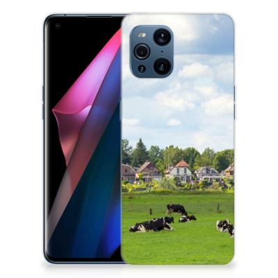 OPPO Find X3 | X3 Pro | TPU Hoesje | Koeien OPPO Find X3 | X3 Pro | TPU Hoesje | Koeien