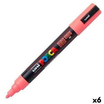 Markeerstift POSCA PC-5M Roze (6 Stuks)