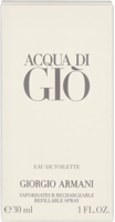 Giorgio Armani acqua di gio homme eau de toilette spray 30ml heren refillable - thumbnail