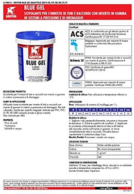 Griffon Blue Gel glijmiddel - 800 gr - pot - 6140010