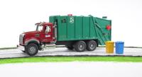 bruder MACK Granite vuilniswagen modelvoertuig - thumbnail