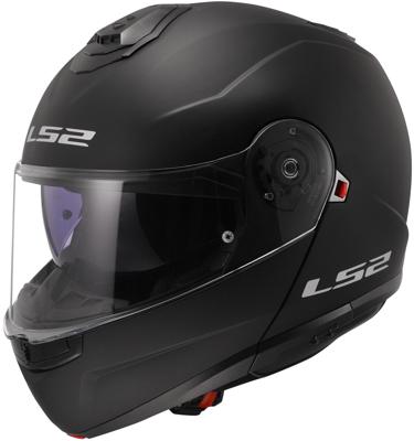 LS2 opklapbare helm "ff908 strobe ii solid" helmet ff908 strob.ii solid xs black matt LS2 opklapbare helm "ff908 strobe ii solid" helmet ff908 strob.ii solid xs black matt