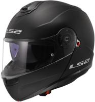 LS2 opklapbare helm "ff908 strobe ii solid" helmet ff908 strob.ii solid xs black matt - thumbnail