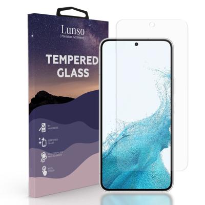Lunso - Gehard Beschermglas - Full Cover Tempered Glass - Samsung Galaxy S22 Plus Lunso - Gehard Beschermglas - Full Cover Tempered Glass - Samsung Galaxy S22 Plus