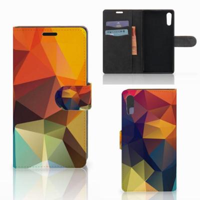 Sony Xperia XZ | Sony Xperia XZs | Book Case | Polygon Color