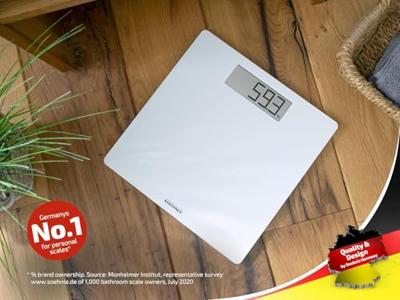Soehnle 63856 style sense safe 100 digitale personenweegschaal wit - thumbnail