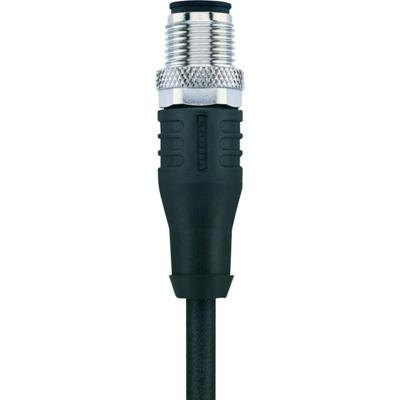 Escha 8046234 Sensor/actuator connector, geassembleerd M12 Aantal polen (sensoren): 4 Stekker, recht 5.00 m 1 stuk(s)