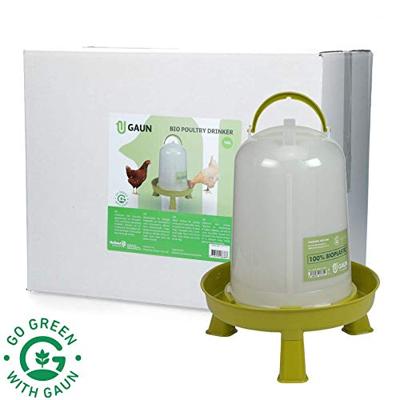Pluimvee drinktoren 10 l Bio green lemon op pootjes Pluimvee drinktoren 10 l Bio green lemon op pootjes