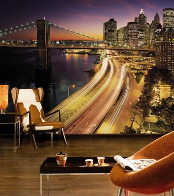 Komar Home; Komar Colours Fotobehang New York City Lights - 8-516