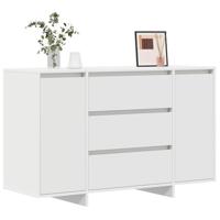 Dressoir met lade Wit 120 x 41 x 75 cm Bewerkt hout - thumbnail