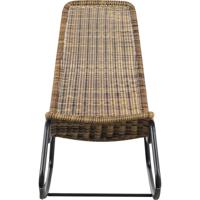 WOOOD Outdoor Schommelstoel 'Tom' Rattan, kleur Naturel - thumbnail