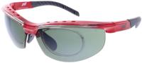 Jill Sport sportzonnebril unisex ovaal cat. 3. rood/grijs - thumbnail