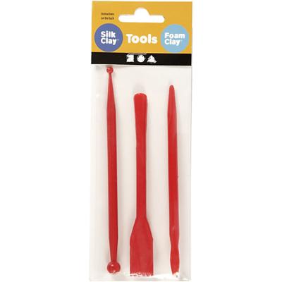 Creativ Company Boetseerstaafjes, l: 14,5 cm, rood, 3 stuk/ 1 doos Creativ Company Boetseerstaafjes, l: 14,5 cm, rood, 3 stuk/ 1 doos
