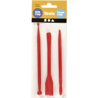 Creativ Company Boetseerstaafjes, l: 14,5 cm, rood, 3 stuk/ 1 doos - thumbnail