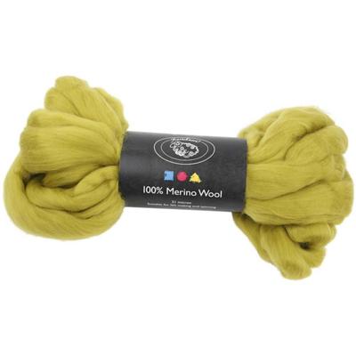 Creativ Company Merino wol, dikte 21 my, lemon, 100 gr/ 1 doos