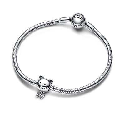 Bedelarmbandje voor vrouwen Pandora PET CAT & BOW