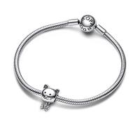 Bedelarmbandje voor vrouwen Pandora PET CAT & BOW - thumbnail