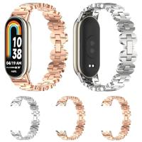 Stalen armband - Zilver - Xiaomi Smart Band 8 / 9 / 10 - thumbnail