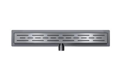 Wiesbaden Douchegoot Met Flens 70x7 cm 6.7 cm Diep Gunmetal Wiesbaden Douchegoot Met Flens 70x7 cm 6.7 cm Diep Gunmetal