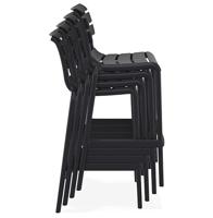 ALTEREGO NOBU Barkruk - Zwart - thumbnail