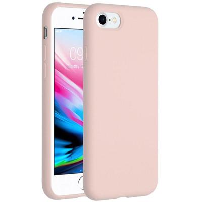 Accezz Liquid Silicone voor Apple iPhone SE (2022 / 2020) / 8 / 7 Telefoonhoesje Roze Accezz Liquid Silicone voor Apple iPhone SE (2022 / 2020) / 8 / 7 Telefoonhoesje Roze