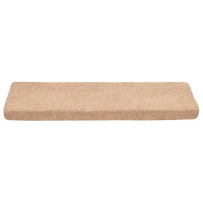 VidaXL Trapmatten 10 st 65x21x4 cm naaldvilt crèmekleurig