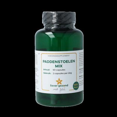 Liever Gezond Paddenstoelenmix 525mg bio 60 Vegetarische capsules