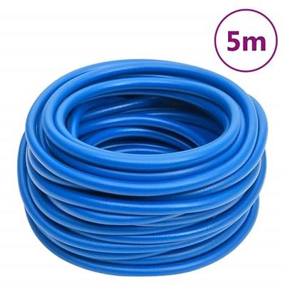 VidaXL Luchtslang 0,6&apos;&apos; 5 m pvc blauw