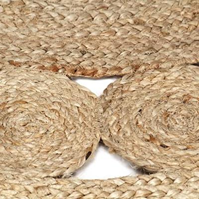 VidaXL Vloerkleed handgemaakt 150 cm gevlochten jute