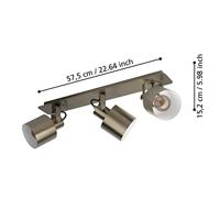 Eglo Messing plafondspotSouthery 3-lichts - 43819 - thumbnail