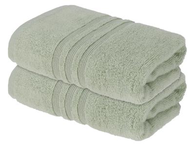 LIVARNO Set van 2 handdoeken 50 x 100 cm (Groen)