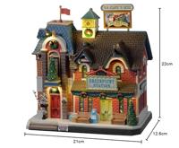 Greenpoint Railroad Station With 4.5V Adaptor Kerst LEMAX - Lemax - thumbnail