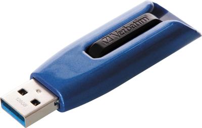 Store 'n' Go V3 MAX - USB-flashstation - 128 GB - USB 3.0 - blauwzwart