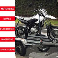 Masterlock Set of 2 retractable ratchet tie downs with S hooks 3m - colour : blac - 3238EURDAT - thumbnail