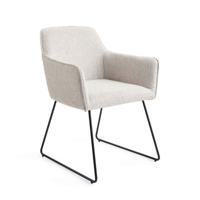 Jesper Home Eetkamerstoel 'Hofu' Slide Black, kleur Checkers Charm - thumbnail