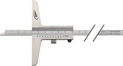 Helios Preisser Diepteschuifmaat | 500 mm | rechte meetrail 12 x 4 mm | 1 stuk - 0282507 - 0282507 Helios Preisser Diepteschuifmaat | 500 mm | rechte meetrail 12 x 4 mm | 1 stuk - 0282507 - 0282507