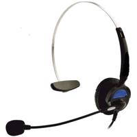 Basetech KJ-97 On Ear headset Kabel Mono Zwart Telefoon - thumbnail