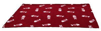 TRIXIE BEANY FLEECE HONDENDEKEN BORDEAUX 100X70CM TRIXIE BEANY FLEECE HONDENDEKEN BORDEAUX 100X70CM