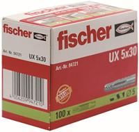Fischer 94721 UX 5 x 30 Universele pluggen 30 mm 5 mm 100 stuk(s) - thumbnail