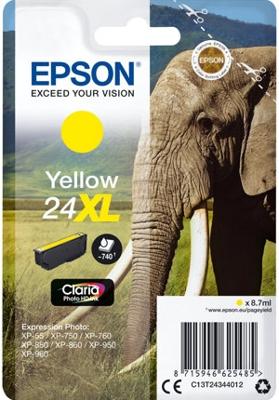 Epson Inktcartridge 24XL Origineel Geel C 13 T 24344012