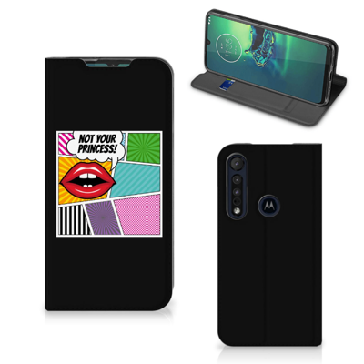 Motorola G8 Plus Hippe | Standcase | Popart Princess Motorola G8 Plus Hippe | Standcase | Popart Princess