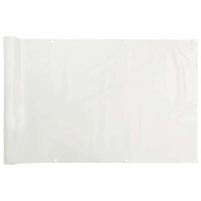 Tuinscherm 700x120 cm PVC wit