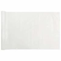 Tuinscherm 500x75 cm PVC wit - thumbnail